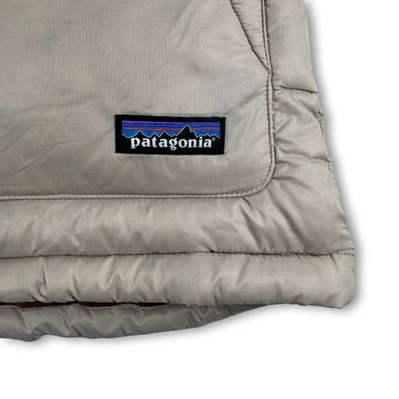 Patagonia Womens Bivy Hooded Puffer Vest Feather Down Jacket Sz M Medium - Picture 4 of 7